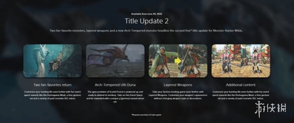 索尼泄露《怪猎荒野》新版更新：海龙再现！武器装饰！