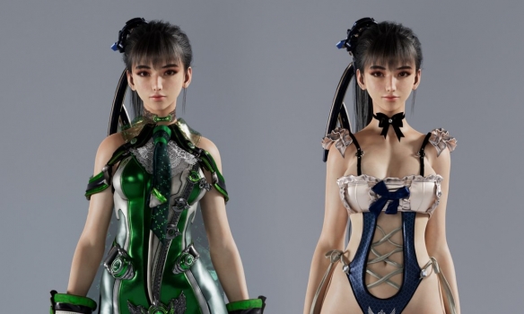 《剑星》中的伊芙3D图像欣赏：她那修长的美腿和精致的玉足令人垂涎欲滴！