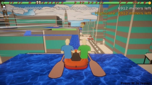 双人协作划船游戏《划划划》将于7月25日正式上线Steam