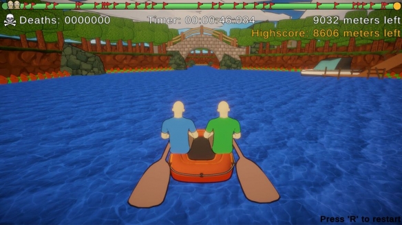 双人协作划船游戏《划划划》将于7月25日正式上线Steam